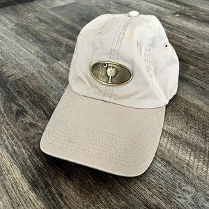 South Carolina Metal Logo Tan Adjustable Jhats